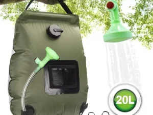 Outdoor Bathing Bag 20L Solar Hiking Camping Shower Bag Portable Heating Bathing Water Storage Bag Hose Switchable Shower 250401