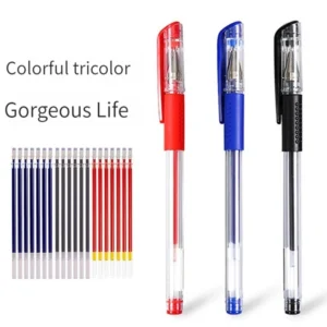 7/35 PCS Gel Pen Set School Supplies Black Blue Red Ink Color Ballpoint Pen Kawaii Pen Writing Tool School Office Stationery - Image 4