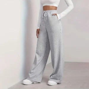 Loose Straight Leg Casual Sporty Sweatpants for Women Autumn 2024 New Arrival Comfortable Female Fashion Long Trousers - Image 3