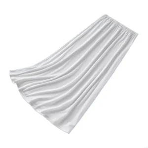 193D Elastic Waist Half Slips for Women Long Slip Under Dresses Invisible Underskirt