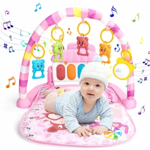 Baby Activity Gym Rack Early Education 0-36 Months Toy Gifts Musical Newborn Piano Keyboard Crawling Blanket Pedal Play Mat - Image 6