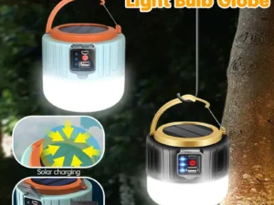 Waterproof Solar LED Camping Light Rechargeable Tent Lamp Portable Lanterns Outdoor Emergency Lights Market Energy Saving Bulb