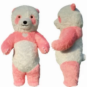 Polar Bear Inflatable Mascot Costume Cute Creative Birthday Party Panda Carnival Role Playing Walking Cartoon Inflatable Costume - Image 6