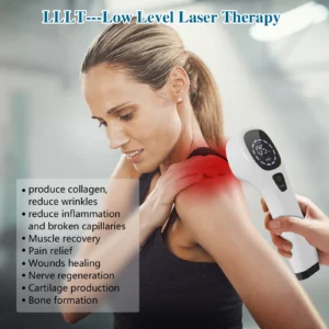 2x808nm Cold Laser Therapy Device for Body Pain Relief Free Glasses No Bag Phototherapy Equipment for Arthritis Tennis Elbow Pet - Image 4
