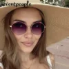 Vintage Steampunk Polygon Sunglasses Women 2025 Luxury Brand Classic Hexagon Sun Glasses Trendy Driving Shades For Ladies UV400 - Image 3
