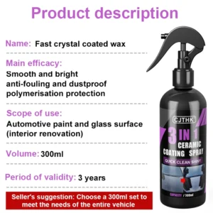 Car Ceramic Nano Coating Liquid Coatin Nano Crystal Hydrophobic Layer Polishing Paint Coating Agent Car Polish Nanos Coatings - Image 7