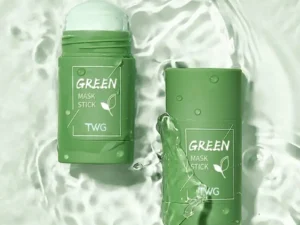 Green Tea Solid Cleansing Mask,Blackhead Remover with Green Tea Extract,Deep Pore Cleansing,Whitening Moisturizing SkinCare Mask
