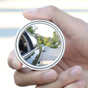 2Pcs Round Frame Convex Blind Spot Mirror Safety Driving Wide-angle 360 Degree Adjustable Clear Rearview Mirror Car Accessories - Image 6