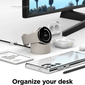 Compatible with Samsung Galaxy Watch 6 7 Ultra Charger Stand Galaxy Watch 3 4 5 Pro Charger silicone Stand charging holder 40 44 - Image 5