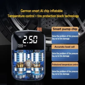 Wireless And Wired Car Air Compressor Electric Tire Inflator Pump for Motorcycle Bicycle Boat AUTO Tyre Balls - Image 6