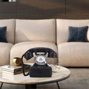 Vintage Retro Antique Phone Model Wired Corded Landline Telephone Ornaments Home Room Desk Decoration - Image 3