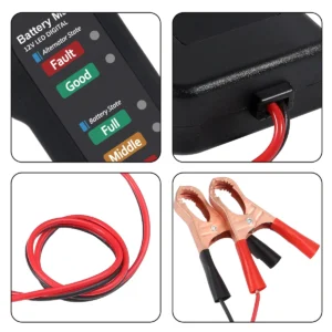 12V car battery tester, Alternator Tester Automotive,Battery Checker, Analyzer to Check alternator & Battery Charging System - Image 5