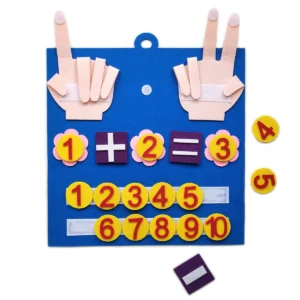 Toddler Montessori Toys Felt Finger Numbers Math Toy Children Counting Early Education Learning Game For Kids Intelligence - Image 5