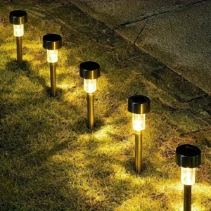 Outdoor Solar Lights Garden Lamp Solar Powered Waterproof Landscape Path LED Light for Yard Backyard Lawn Patio Decorative - Image 3