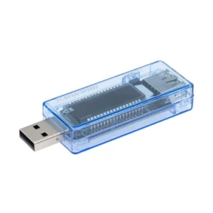 Battery Tester USB Transparent Blue Voltmeter Current Capacity Charger Meter Mobile Power Smart Home Portable Timing Test V20 - Image 7