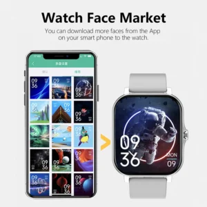 1.83'' Sports Smart Watch Fitness Clock Health Monitor Waterproof Smartwatch Wireless Call Watches for Men Women IOS Xiaomi 2025 - Image 5