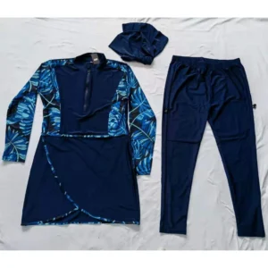 3PCS/Set Women Muslim Clothing Muslim Swimwear Long Sleeve Sport Swimsuit Burkini Swimming Maillot Bain Femme Musulmane Suit - Image 3