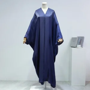 Muslim Out Abayas Smocking Sleeve kaftans One-piece Prayer Women Jilbabs Cardigan Coat Islamic Clothing Dubai Saudi Robe Turkish - Image 3