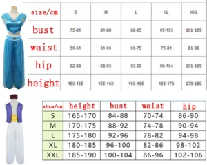 Women Princess Outfit Jasmine Ball Gown Dress Aladdin Cosplay Costume For Adult Stage Costumes Carnival Party Clothes Large Size - Image 7