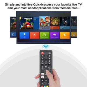 Universal Remote Control for Samsung Smart Tv, Control Replacement Fit for 4K Uhd Qled Hdtv Led Tvs, with Hulu Netflix Primevide - Image 5