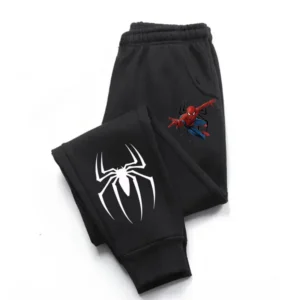 Superhero Printed Cartoon Spider Man Children's Pants High Quality Autumn and Winter New Trendy Kid Clothing Boy Baby Trouser - Image 3