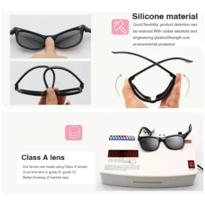 Fashion Baby's First Sunglasses with Strap Round Flexible UV400 Polarized Infant Sunglasses for Ages 0-3 Years - Image 7