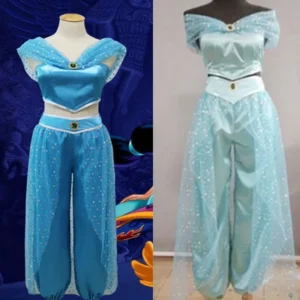Alashi Lamp Cosplay Costume Featuring Princess Jasmine and Adult Cosplay - Image 3