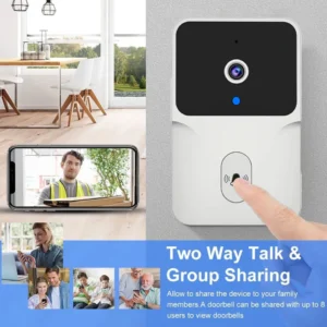 Tuya WiFi Video Doorbell Smart Home Door Bell Wireless Rechargeable Battery Outdoor HD Camera Two-Way Audio Visual Doorbell - Image 7