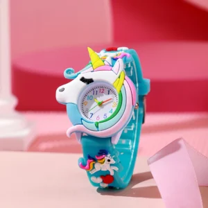 Carton Silicone Gift Watch for Boys and Girls Cute Colorful Lovely Kids Wristwatch - Image 4