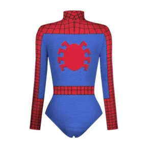 Women Spiderman Swimsuit Superhero Captain Marvel Bodysuit Anime Black Panther Cosplay Costume Long Sleeve Halloween Outfits - Image 7