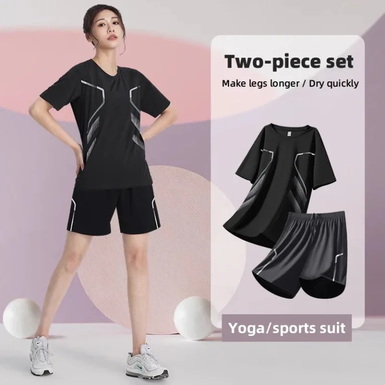 Sportswear, women's badminton suit, table tennis quick-drying clothes, short sleeves and shorts, running and fitness - Image 3