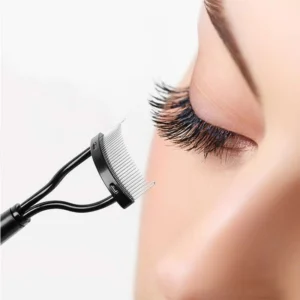 Eyelash Separator Metal Teeth Straight Eyelash Curler Beauty Makeup Stainless Eyelash Brush Comb Mascara Curl Makeup Tool - Image 4
