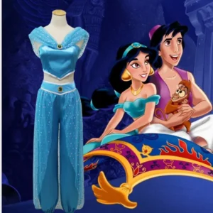 Alashi Lamp Cosplay Costume Featuring Princess Jasmine and Adult Cosplay - Image 4