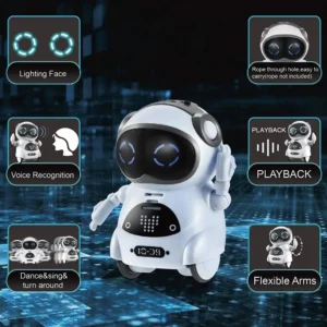 Children's Robot Can Talk Interactive Dialogue Voice Recognition Recording Singing and Dancing Storytelling Mini Smart Robot Toy - Image 7