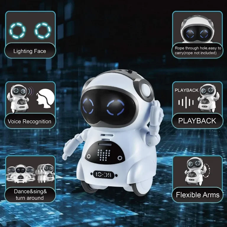 Children's Robot Can Talk Interactive Dialogue Voice Recognition Recording Singing and Dancing Storytelling Mini Smart Robot Toy - Image 7
