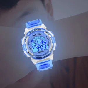 Electronic Watch For Boys Girls Children Luminous Dial Military Sport Watches for Kids Waterproof Multi-function Digital Watch - Image 3
