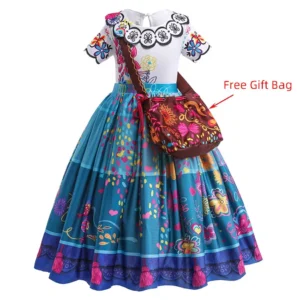 Kids Cinderella Costume Princess Dress for Girls Children Rapunzel Snow White Belle Jasmine Elsa Aurora Cosplay Carnival Dresses - Image 4