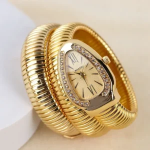 High-quality Luxury Women Quartz Watch Bracelet Stainless Steel Wristwatch Fashion Gold Ladies Watches Clock Relógio Feminino