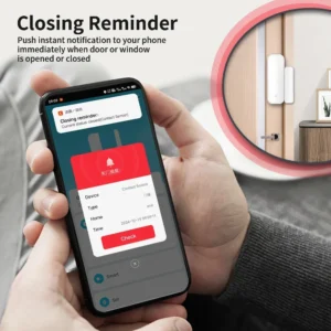 TNCE Tuya Door Window Sensor wifi/zigbee, Open Close Detector Home Security Alarm System, Smart Life Remote Control alexa google - Image 5