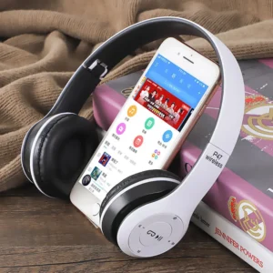 P47 Bluetooth 5.0 Wireless Headphone Foldable HIFI Stereo Bass Earphone Kid Helmet Gift With Mic USB Adaptor For iPhone Game - Image 4