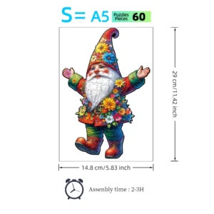 3D Volcanic Eruption Wooden Puzzle Irregular shape animal puzzle gift Family interactive adult stress relief delicate gratitude - Image 6