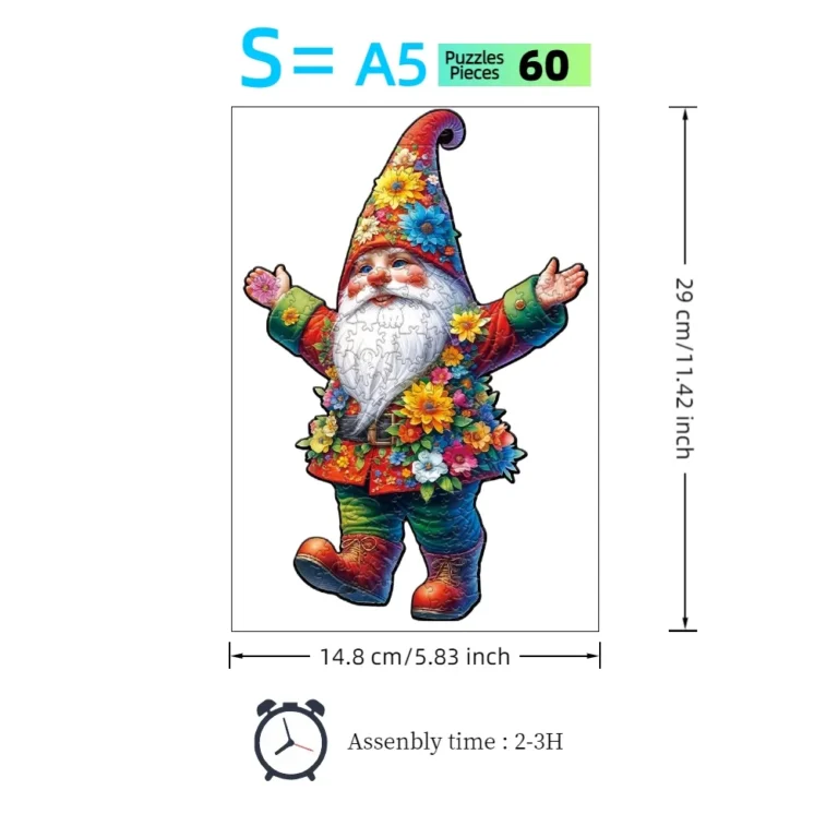 3D Volcanic Eruption Wooden Puzzle Irregular shape animal puzzle gift Family interactive adult stress relief delicate gratitude - Image 6