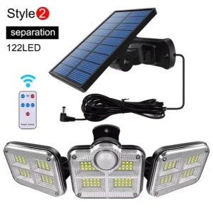 Solar Light Outdoor 122/333 LED Integrated Super Bright Motion Sensor Strong Power IP65 Waterproof 3 Working Modes Garden Wall - Image 6