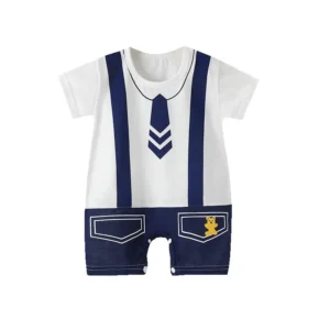 Baby Boys Summer Cartoon Dinosaur Rompers Cotton Thin Short Sleeve Little Boy Bodysuit Newborn Infants Jumpsuit New Costume - Image 6