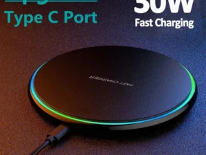30W Wireless Charger For iPhone 15 14 13 12 X Pro Max Induction Fast Charging Pad Dock Station For Samsung S23 S22 Xiaomi Huawei