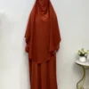 Middle Eastern Muslim women Dubai female Turkish hijab Solid Muslim woman Khimar wrapped Malaysian shawl scarf Moroccan hijab - Image 6