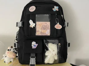 Girls Backpack Cute School Bags For Student Teens Girls Pockets Women Laptop Backpack Harajuku