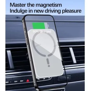 Magnetic Wireless Car Charger Air Vent Clip Phone Holder 30W For Magsafe iPhone 16 15 14 13 12 Pro Max Fast Car Charging Stand - Image 3