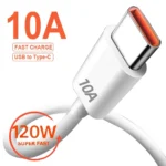 USB Type C Cable 10A Fast Charging Wire Mobile Phone USB Line For Huawei 30 Xiaomi redmi Samsung Poco f5 USB C Data Cable Cord
