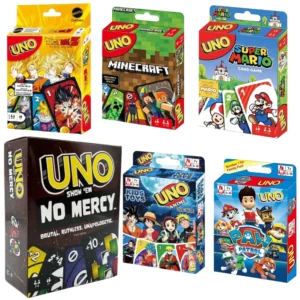 UNO Dragon Ball Z Matching Card Game Anime Pokemon Pikachu Multiplayer Family Party Boardgame Funny Friends Entertainment Poker